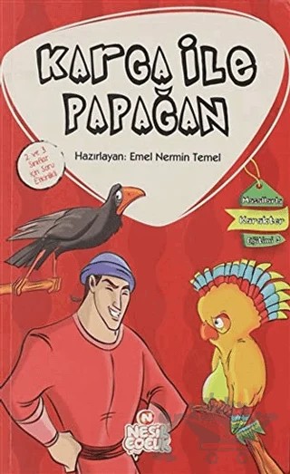 Karga ile Papağan – Emel Nermin Temel – Nesil Çocuk Yayınları kitap kapağı