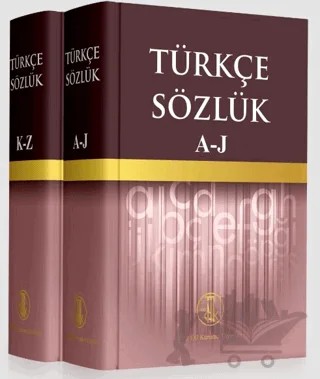 Türkçe Sözlük – Kolektif – Türk Dil Kurumu Yayınları kitap kapağı
