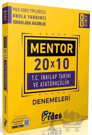 8. Sınıf Mentor 20 x 10 Atatürkçülük ve İnkılap Tarihi Deneme Fides Yayınları – Kolektif – Fides Yayıncılık kitap kapağı
