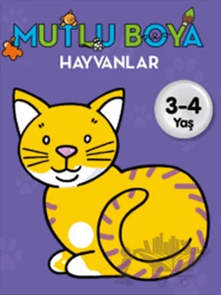 Mutlu Boya 1 - Hayvanlar – Kolektif – Doğan Egmont Yayıncılık kitap kapağı