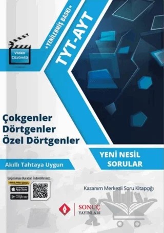 TYT-AYT Çokgenler Dörtgenler Özel Dörtgenler – Kolektif – Sonuç Yayınları kitap kapağı