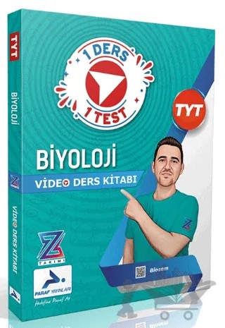 Biosem Paraf Z Takımı TYT Biyoloji Video Ders Anlatım Kitabı – Kolektif – Paraf Yayınları kitap kapağı
