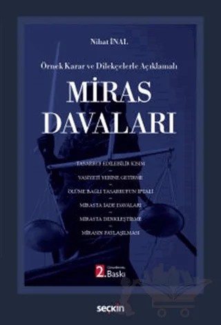 Miras Davaları – Nihat İnal – Seçkin Yayıncılık kitap kapağı