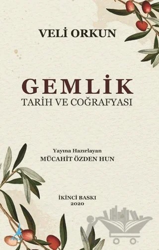 Gemlik Tarih ve Coğrafyası – Veli Orkun – Alter Yayıncılık kitap kapağı