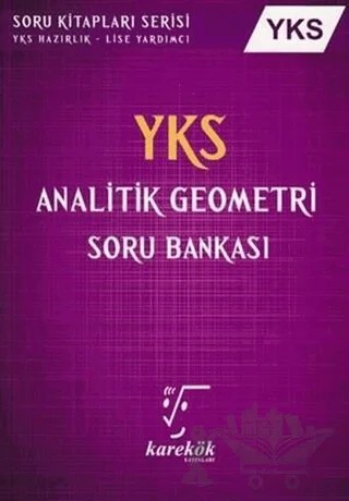 YKS Analitik Geometri Soru Bankası – Hüseyin Buğdayoğlu – Karekök Yayıncılık kitap kapağı