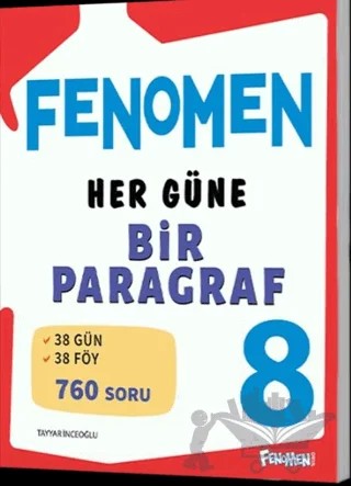 Fenomen 8 Her Güne Bir Paragraf – Tayyar İnceoğlu – Fenomen Yayınları kitap kapağı