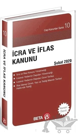 İcra ve İflas Kanunu Şubat 2020 – Celal Ülgen – Beta Yayınevi kitap kapağı