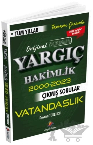 2024 Yargıç Hakimlik Vatandaşlık Tüm Yıllar Çıkmış Sorular – Devrim Toklucu – Dizgi Kitap kitap kapağı