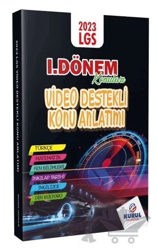 2023 LGS 1.Dönem Konuları Tüm Dersler Video Destekli Konu Anlatımı – Kolektif – Kurul Yayıncılık kitap kapağı