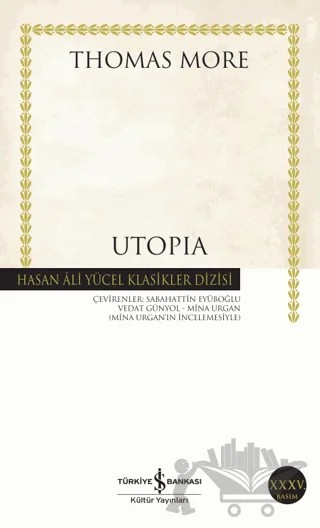 Utopia – Thomas More – İş Bankası Kültür Yayınları kitap kapağı