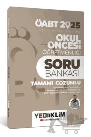 2025 ÖABT Okul Öncesi Öğretmenliği Tamamı Çözümlü Soru Bankası – Hasan Şanlı – Yediiklim Yayınları kitap kapağı