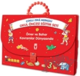 Ömer ve Bahar Kavramlar Dünyasında - Çoklu Zeka Merkezli Okul Öncesi Eğitim Seti – Kolektif – Timaş Çocuk kitap kapağı
