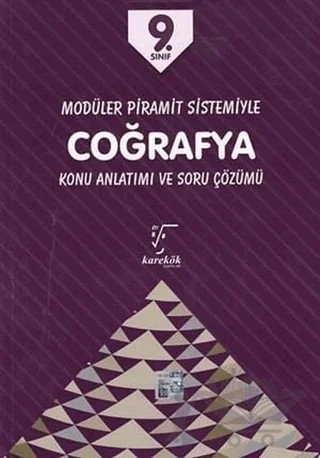 9. Sınıf Coğrafya MPS Konu Anlatımı ve Soru Çözümü – Ergin Taylan – Karekök Yayıncılık kitap kapağı