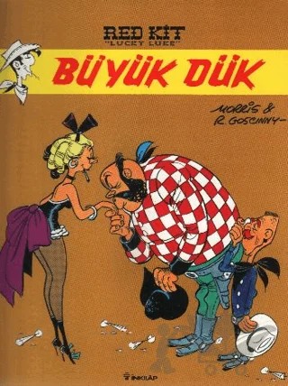 Büyük Dük Red Kit "Lucky Luke" – Goscinny – İnkılap Kitabevi kitap kapağı