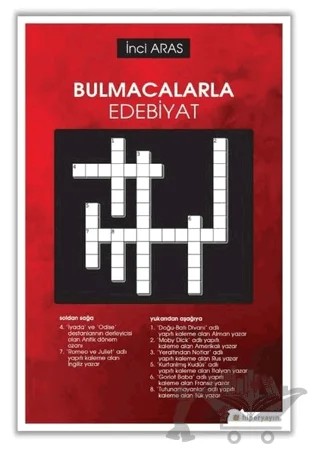 Bulmacalarla Edebiyat – İnci Aras – Hiperlink Yayınları kitap kapağı