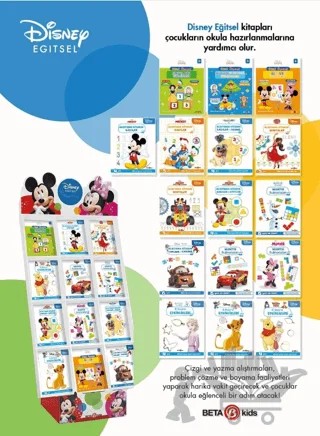 Disney Eğitsel Standı (120 Kitap) – Kolektif – Beta Kids - Stant kitap kapağı