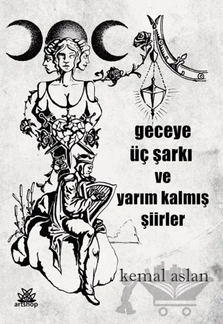 Geceye Üç Şarkı ve Yarım Kalmış Şiirler – Kemal Aslan – Artshop Yayıncılık kitap kapağı