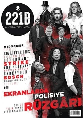 221B İki Aylık Polisiye Dergi Sayı: 22 Eylül - Ekim 2019 – 221B Dergisi kitap kapağı