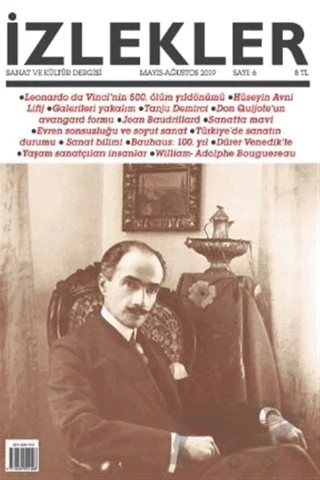 İzlekler Sanat ve Kültür Dergisi Sayı: 6 Mayıs - Ağustos 2019 – İzlekler Dergisi Yayınları kitap kapağı