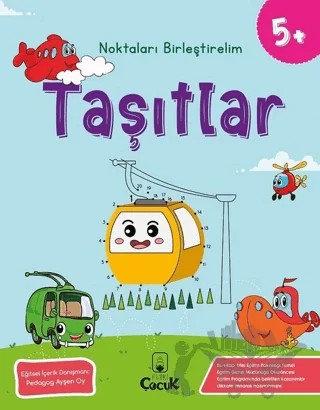 Taşıtlar - Noktaları Birleştirelim (5 Yaş) – Kolektif – Floki Çocuk kitap kapağı