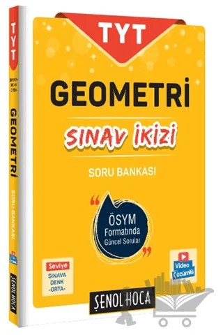 TYT Geometri Sınav İkizi Soru Bankası – Şenol Aydın – Şenol Hoca Yayınları kitap kapağı