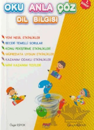 Oku Anla Çöz Dil Bilgisi - (1. Sınıf) – Özgür Eşiyok – Aktif Zeka Yayınları kitap kapağı