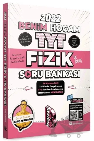 TYT Fizik Soru Bankası – Barış Akıncıoğlu – Benim Hocam Yayınları kitap kapağı