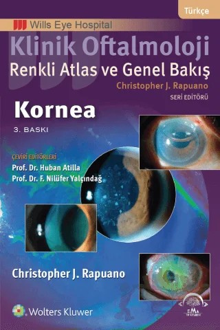 Klinik Oftalmoloji: Renkli Atlas ve Genel Bakış - Kornea – Christopher J. Rapuano – EMA Tıp Kitabevi kitap kapağı