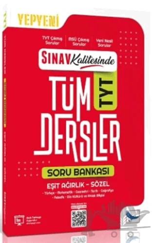 TYT Eşit Ağırlık Sözel Tüm Dersler Soru Bankası – Kolektif – Sınav Yayınları kitap kapağı