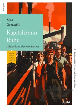 Kapitalizmin Ruhu – Liah Greenfeld – Alfa Yayınları kitap kapağı