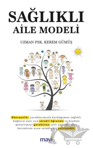 Sağlıklı Aile Modeli – Kerem Gümüş – Mavi Yayıncılık kitap kapağı