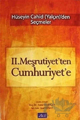 2. Meşrutiyet’ten Cumhuriyet’e – Erdal Aydoğan – Aktif Yayınevi kitap kapağı