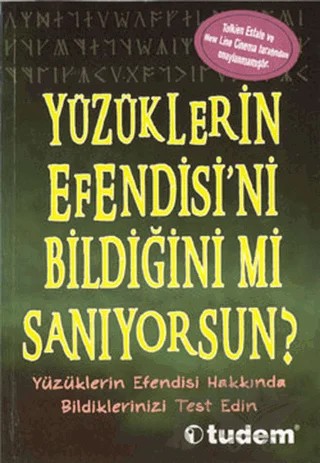 Yüzüklerin Efendisi’ni Bildiğini mi Sanıyorsun? – Clive Gifford – Tudem Yayınları kitap kapağı