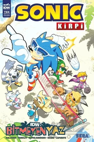 Kirpi Sonic: Bitmeyen Yaz – Gale Galligan – Presstij Kitap kitap kapağı