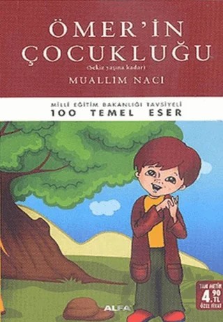 Ömer’in Çocukluğu – Muallim Naci – Alfa Yayınları kitap kapağı