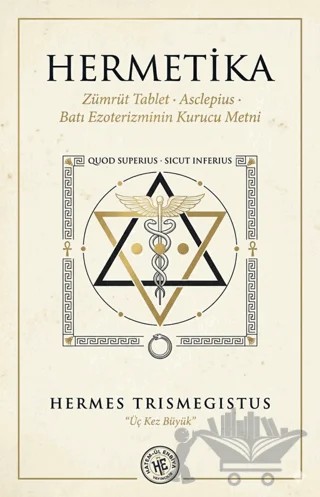 Hermetika – Hermes Trismegistus – Hatem'ül Enbiya Yayıncılık kitap kapağı