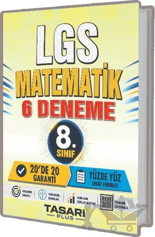 8. Sınıf LGS Matematik 6 Çözümlü Deneme – Kolektif – Tasarı Eğitim Yayınları kitap kapağı