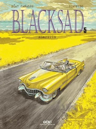 Blacksad 5 - Amarillo – Juan Diaz Canales – Yapı Kredi Yayınları kitap kapağı