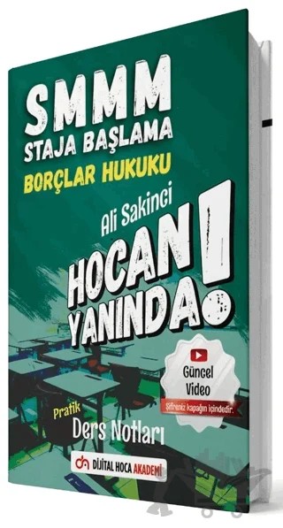 SMMM Staja Başlama Borçlar Hukuku Pratik Ders Notları – Ali Sakinci – Dijital Hoca kitap kapağı