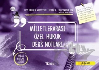 Milletlerarası Özel Hukuku Ders Notları – Kolektif – Temsil Kitap kitap kapağı
