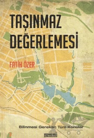 Taşınmaz Değerlemesi – Fatih Özer – Cinius Yayınları kitap kapağı