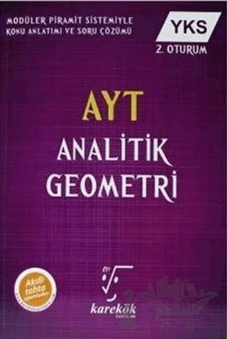 YKS 2. Oturum AYT Analitik Geometri – Ali Rıza Yüce, Muharrem Duş – Karekök Yayıncılık kitap kapağı