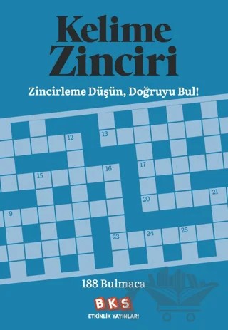 Kelime Zinciri – Mekin Gani Pehlivan – BKS Etkinlik Yayınları kitap kapağı