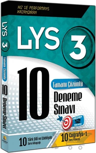 LYS 3 Tamamı Çözümlü 10 Deneme Sınavı – Kolektif – Kapadokya Yayınları kitap kapağı