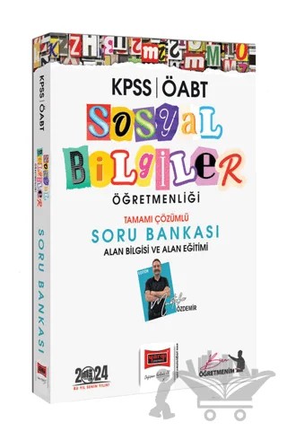 2024 ÖABT Sosyal Bilgiler Öğretmenliği Tamamı Çözümlü Soru Bankası – Mustafa Özdemir – Yargı Yayınevi kitap kapağı