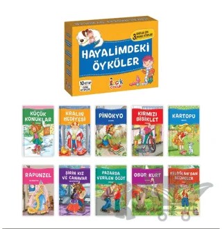 Hayalimdeki Öyküler - (10 Kitap+Soru Kitapçığı) – Tuba Öztürk – Bıcırık Yayınları kitap kapağı