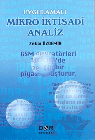 Uygulamalı Mikro İktisadi Analiz – Zekai Özdemir – Der Yayınları kitap kapağı