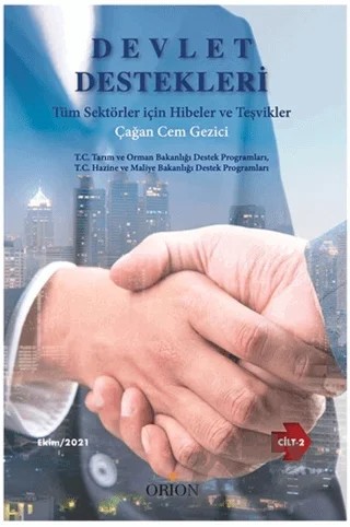 Devlet Destekleri Cilt-2 – Çağan Cem Gezici – Orion Kitabevi kitap kapağı