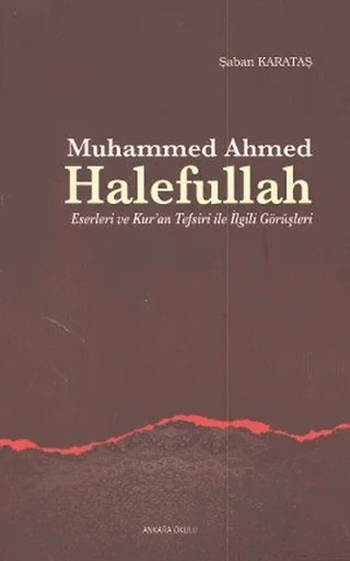 Muhammed Ahmed Halefullah – Şaban Karataş – Ankara Okulu Yayınları kitap kapağı