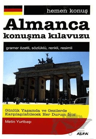 Almanca Konuşma Kılavuzu – Metin Yurtbaşı – Alfa Yayınları kitap kapağı